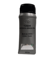 Тонер для KONICA MINOLTA Bizhub C650 / C550 / C451 Black 510гр.