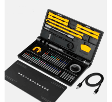 Набор для ремонта ноутбуков электрическая отвертка  + насадки JD1012-A  (71 предмет)