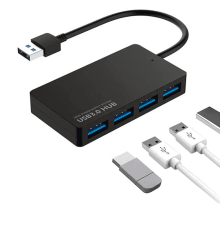Хаб-USB 3,0 с 4 портами для подключения к компьютеру