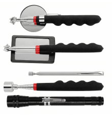 Набор магнитных щупов с телескопическим зеркалом и светодиодной лампой  5 предметов