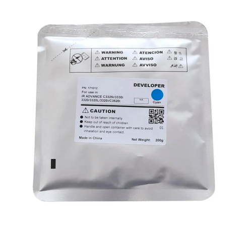 Девелопер для CANON iR ADVANCE C3320/3325i/ 3330/3525i/3530i Cyan, 200г (CET171012)