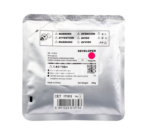 Девелопер для CANON iR ADVANCE C3320/3325i/ 3330/3525i/3530i magenta,200г (CET171013)