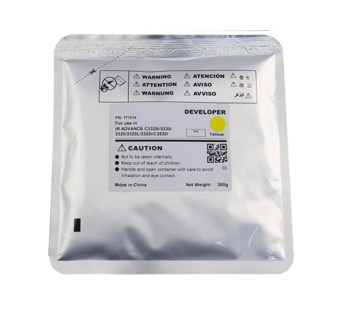 Девелопер для CANON iR ADVANCE C3320/3325i/ 3330/3525i/3530i yellow,200г (CET171014)