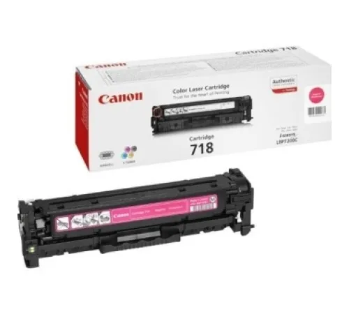 Картридж CANON (718) для LBP-7200/7660/7680/MF-8330/8340/8350/8360/8380 magenta original Картридж CANON (718) для LBP-7200/7660/7680/MF-8330/8340/8350/8360/8380 magenta original