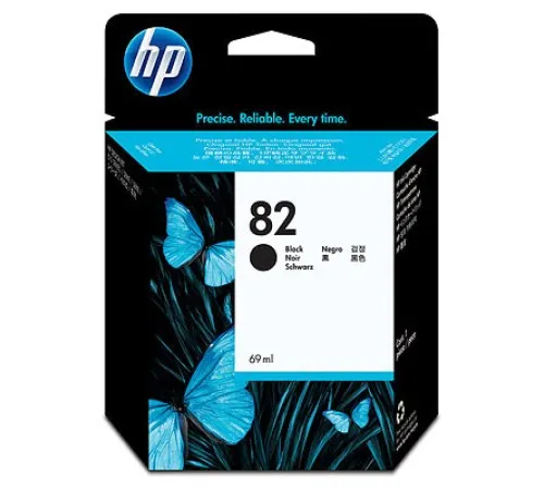 Картридж №82 CH565A black для HP DesignJet 500/510/800/820/815, 69 ml Original Картридж №82 CH565A black для HP DesignJet 500/510/800/820/815, 69 ml Original