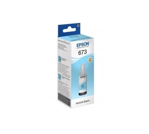Контейнер с чернилами (C13T67354A) №673 light cyan EPSON L800 70ml Original Контейнер с чернилами (C13T67354A) №673 light cyan EPSON L800 70ml Original