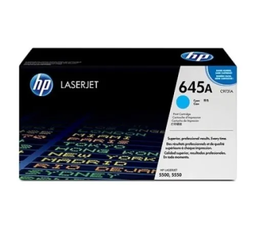 Картридж HP (C9731A) cyan 645C для Color LJ 5500 / 5550 original Картридж HP (C9731A) cyan 645C для Color LJ 5500 / 5550 original