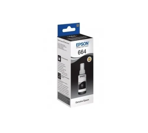 Контейнер с чернилами (C13T66414A) №664 black EPSON L100/L200 70ml Original Контейнер с чернилами (C13T66414A) №664 black EPSON L100/L200 70ml Original