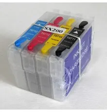 Картридж ПЗК для EPSON T0711-T0714 Stylus Photo D120 / DX8450 / SX405 / SX600FW