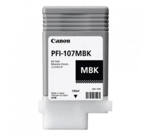 Картридж (PFI-107MBk) Matte black CANON imagePROGRAF iPF670/iPF680/iPF685/iPF770/iPF780/PF785 130 мл Original